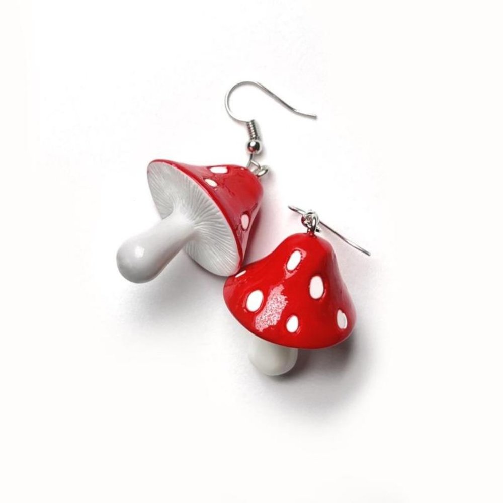 Mushroom Earrings